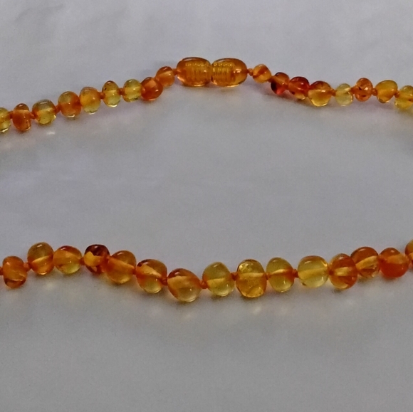 COPY - Baltic Wonder Amber Necklace 100%Certified Authentic 12.5 inches. Helps … - Picture 3 of 7